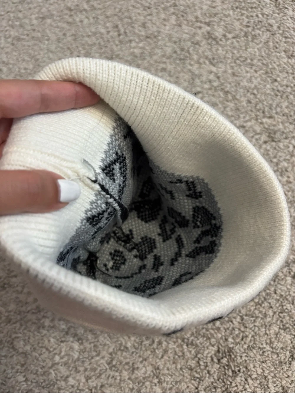 new york pom beanie